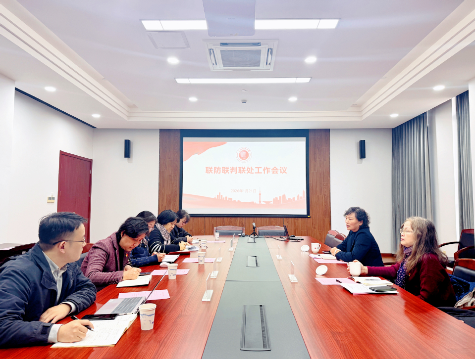 联防联判联处工作会议召开